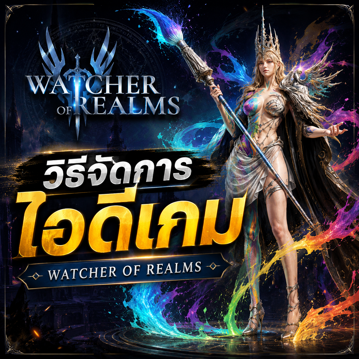 วิธีจัดการไอดี Watcher of Realms
